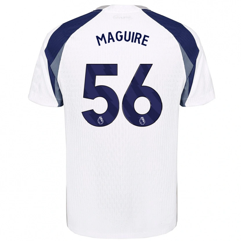 Danxen Hombre Camiseta Aaron Maguire #56 Blanco Marino 1ª Equipación 2025/26 La Camisa México