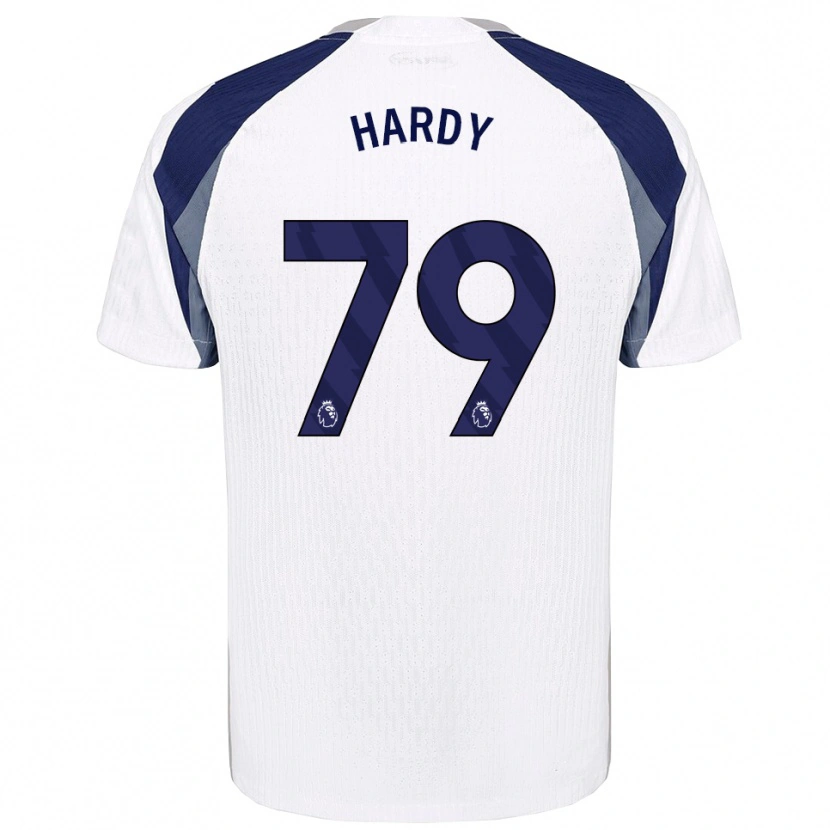 Danxen Hombre Camiseta Malachi Hardy #79 Blanco Marino 1ª Equipación 2025/26 La Camisa México