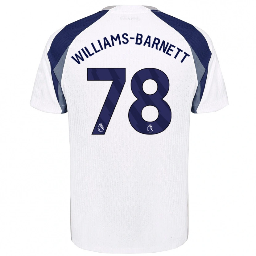 Danxen Hombre Camiseta Lucá Williams-Barnett #78 Blanco Marino 1ª Equipación 2025/26 La Camisa México
