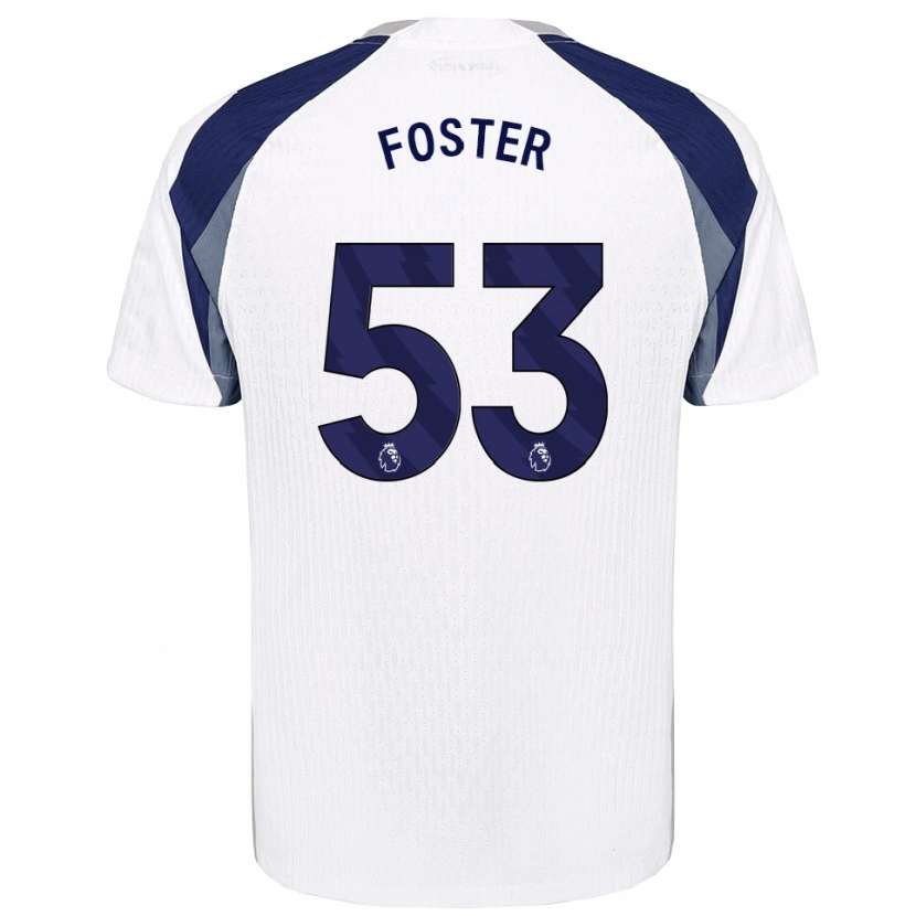 Danxen Hombre Camiseta Brooklyn Lyons Foster #53 Blanco Marino 1ª Equipación 2025/26 La Camisa México