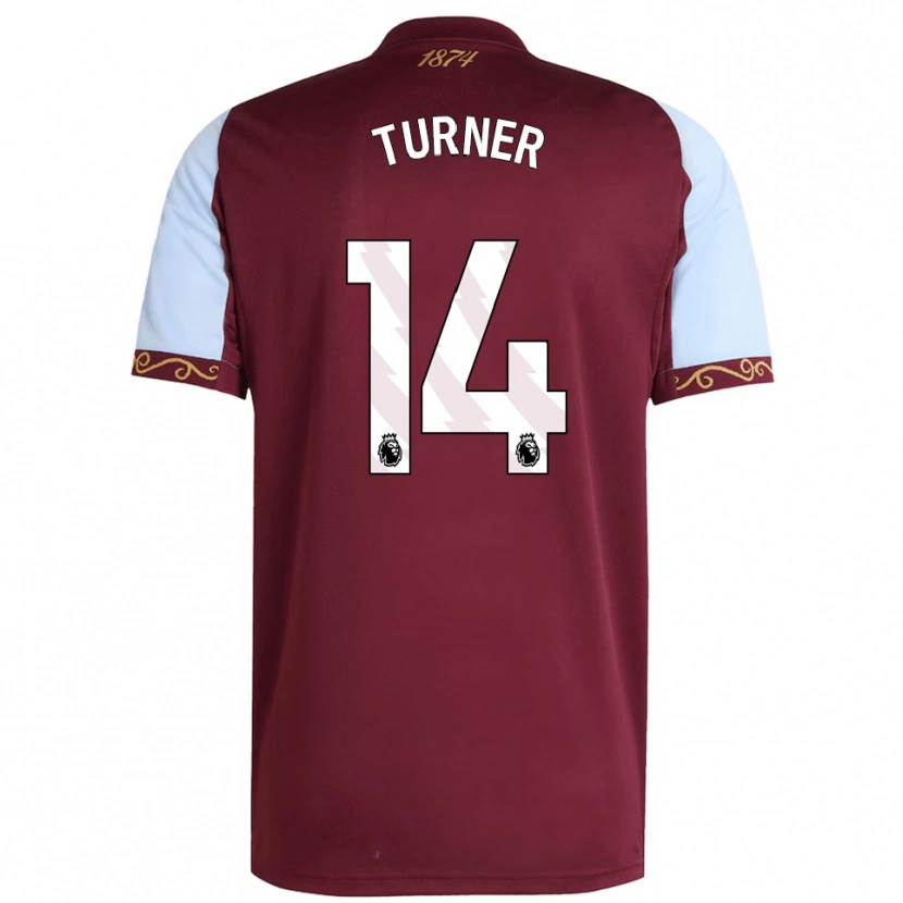 Danxen Hombre Camiseta Danielle Turner #14 Borgoña Celeste 1ª Equipación 2025/26 La Camisa México