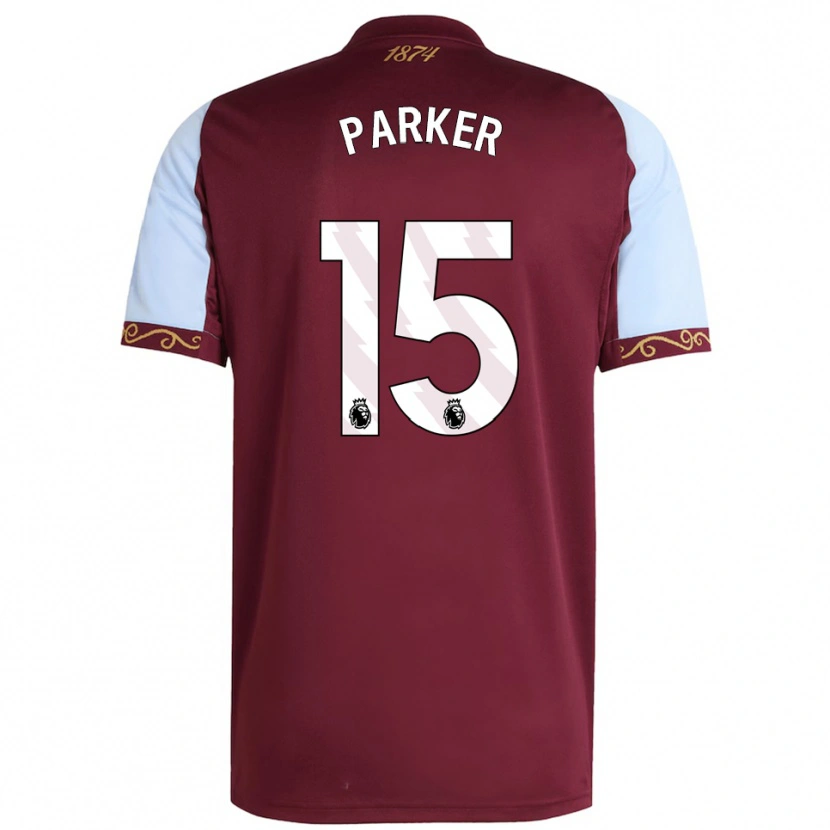 Danxen Hombre Camiseta Lucy Parker #15 Borgoña Celeste 1ª Equipación 2025/26 La Camisa México