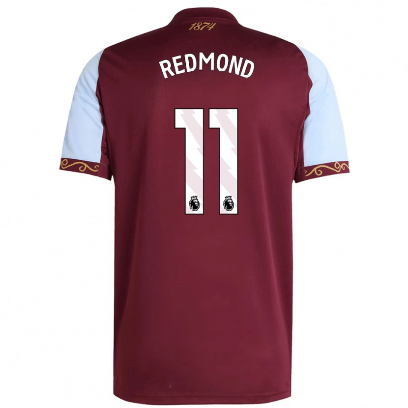 Danxen Hombre Camiseta Zepiqueno Redmond #11 Borgoña Celeste 1ª Equipación 2025/26 La Camisa México