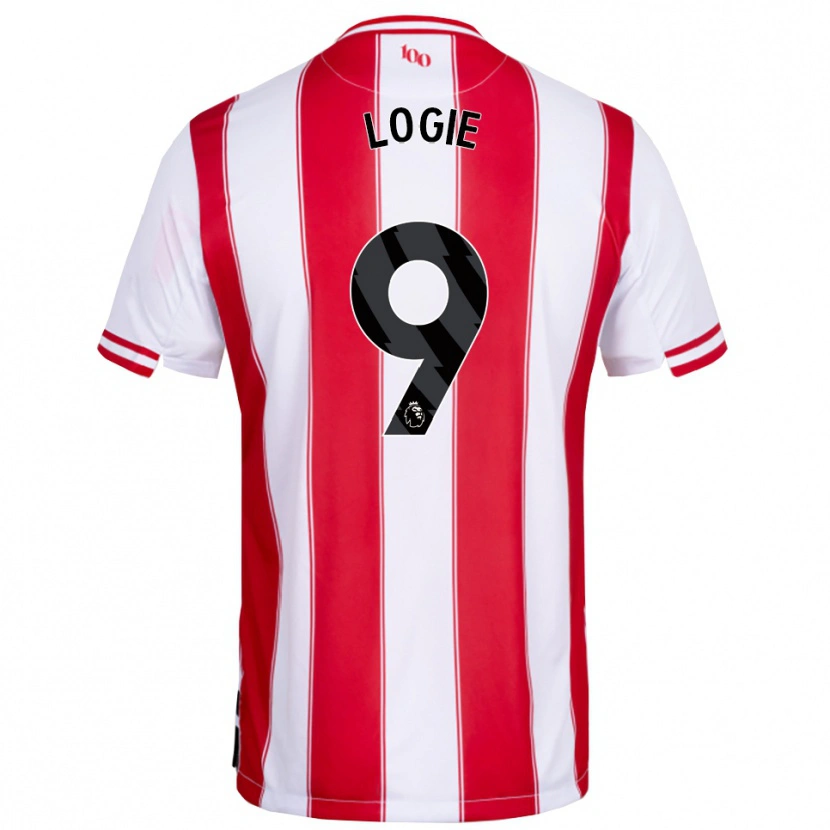 Danxen Hombre Camiseta Chloe Logie #9 Rojo Blanco 1ª Equipación 2025/26 La Camisa México