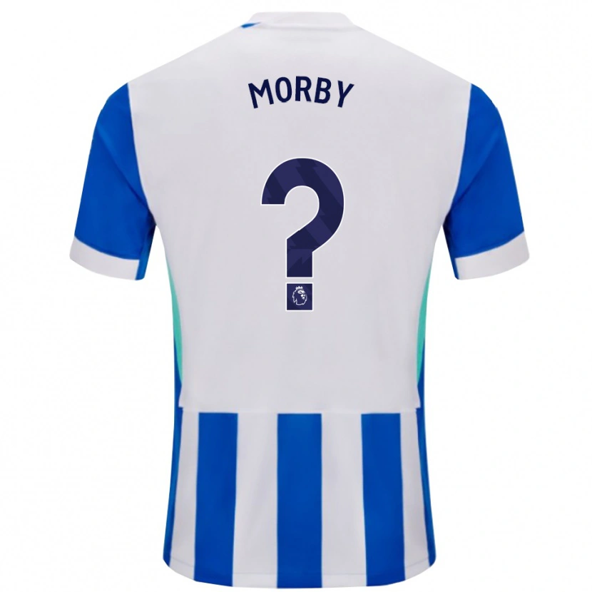 Danxen Hombre Camiseta Jackson Morby #0 Azul Blanco 1ª Equipación 2025/26 La Camisa México