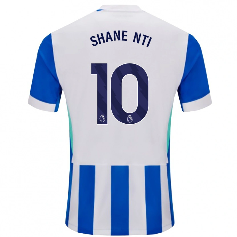 Danxen Hombre Camiseta Shane Nti #10 Azul Blanco 1ª Equipación 2025/26 La Camisa México