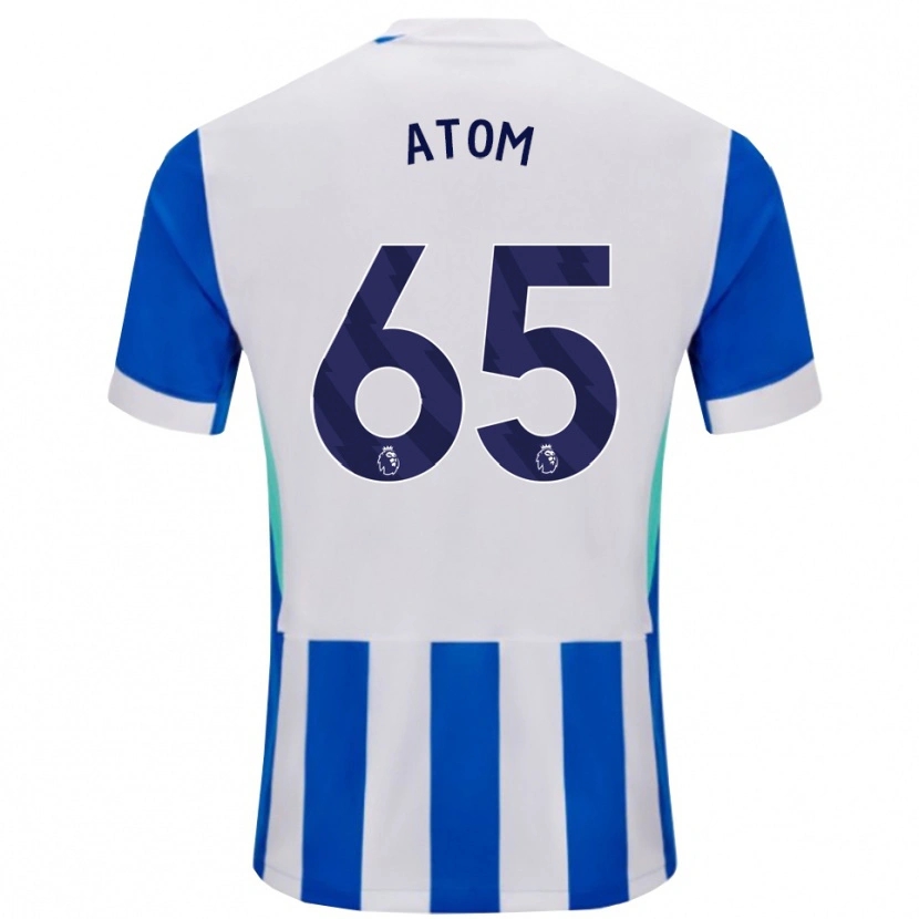 Danxen Hombre Camiseta Noel Atom #65 Azul Blanco 1ª Equipación 2025/26 La Camisa México