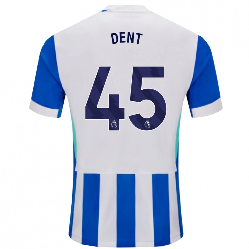 Danxen Hombre Camiseta Lily Dent #45 Azul Blanco 1ª Equipación 2025/26 La Camisa México