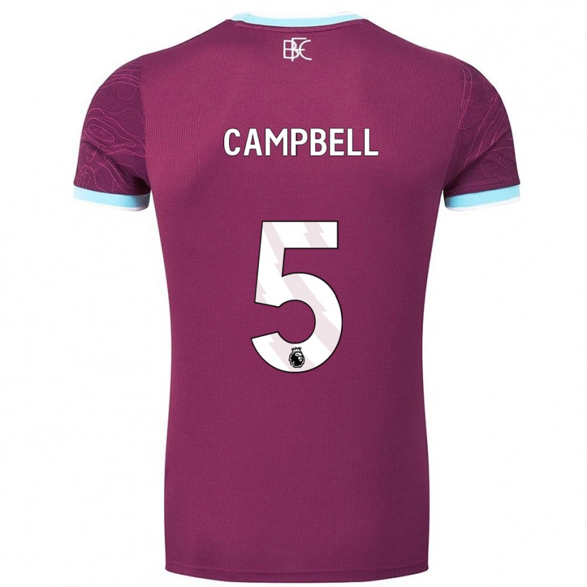 Danxen Hombre Camiseta Murray Campbell #5 Borgoña Celeste 1ª Equipación 2025/26 La Camisa México