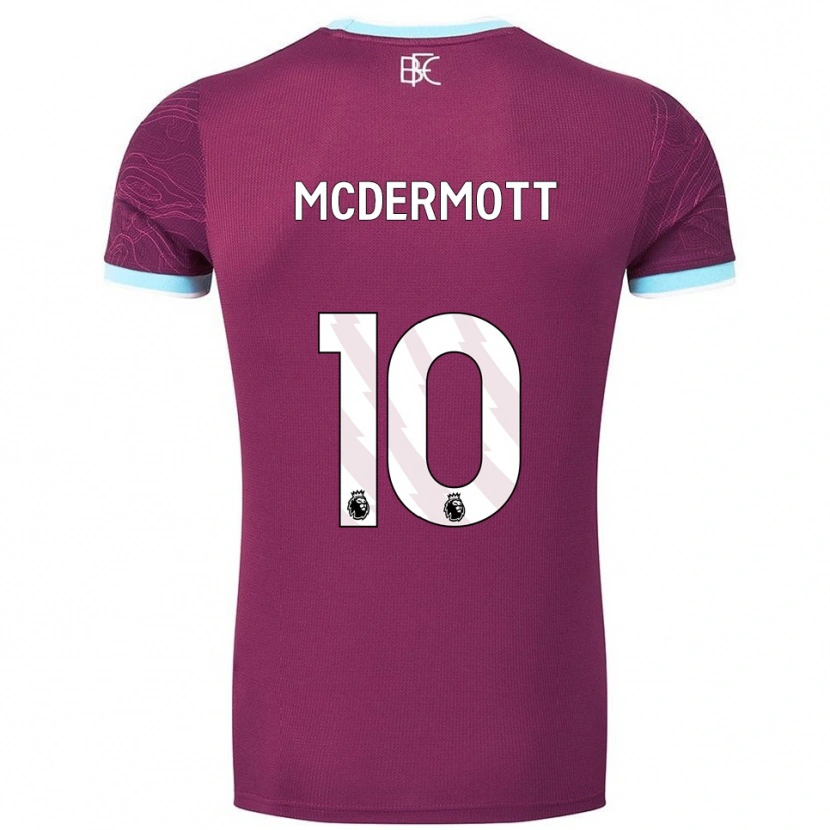 Danxen Hombre Camiseta Tommy Mcdermott #10 Borgoña Celeste 1ª Equipación 2025/26 La Camisa México