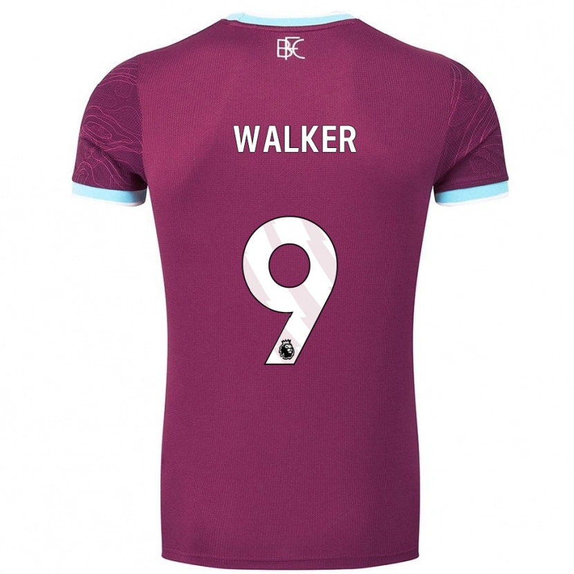 Danxen Hombre Camiseta Claudia Walker #9 Borgoña Celeste 1ª Equipación 2025/26 La Camisa México