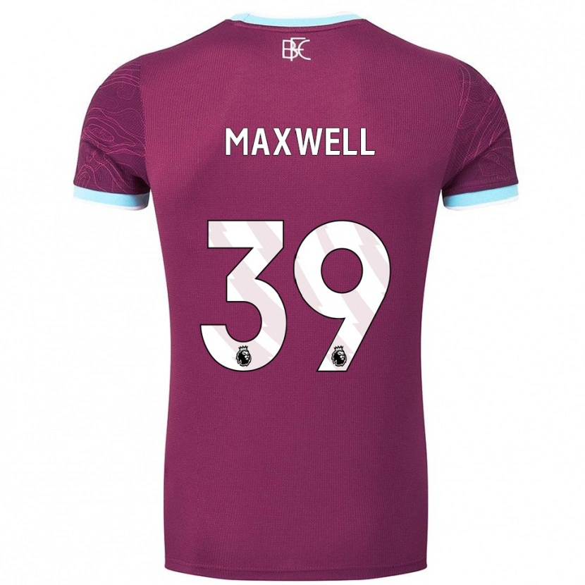 Danxen Hombre Camiseta Danielle Maxwell #39 Borgoña Celeste 1ª Equipación 2025/26 La Camisa México