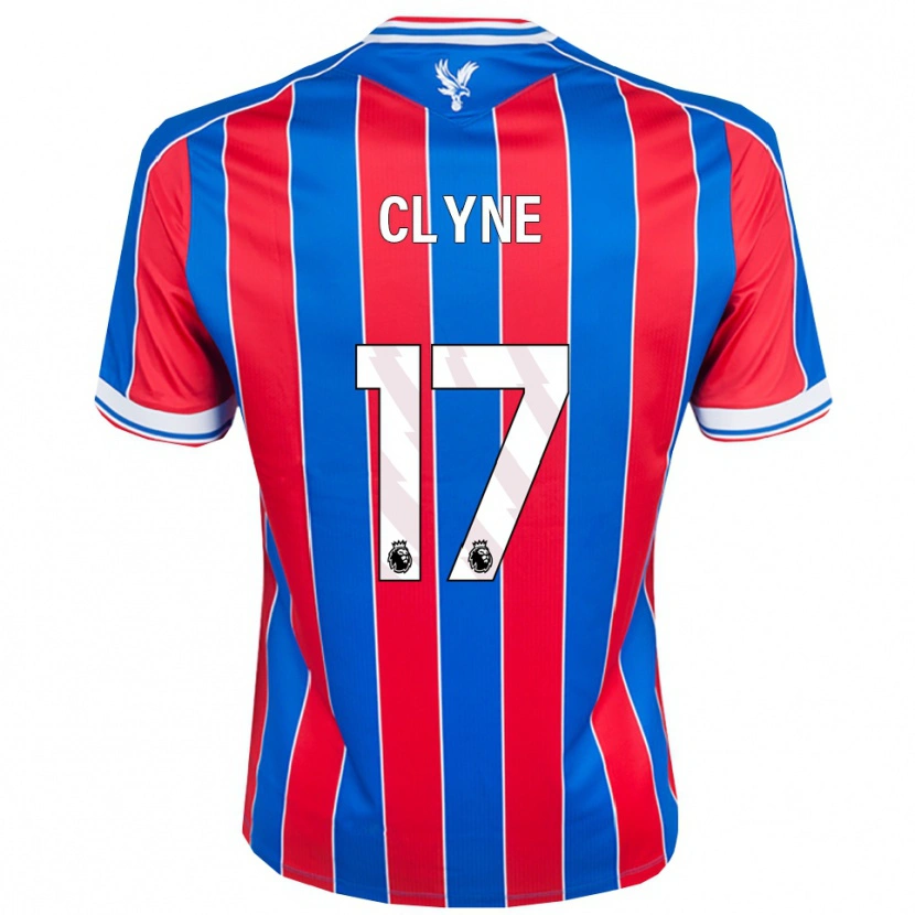 Danxen Hombre Camiseta Nathaniel Clyne #17 Azul Rojo Blanco 1ª Equipación 2025/26 La Camisa México