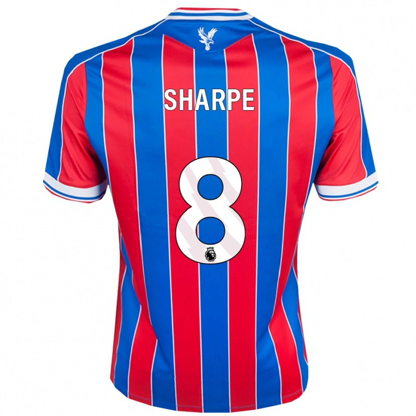 Danxen Hombre Camiseta Molly-Mae Sharpe #8 Azul Rojo Blanco 1ª Equipación 2025/26 La Camisa México