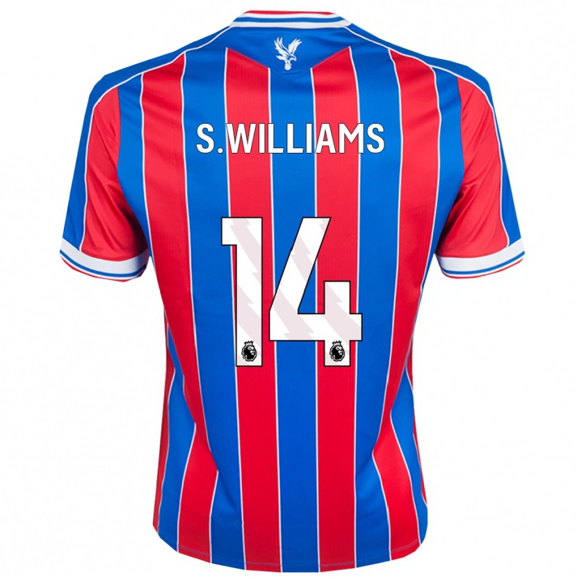 Danxen Hombre Camiseta Seb Williams #14 Azul Rojo Blanco 1ª Equipación 2025/26 La Camisa México