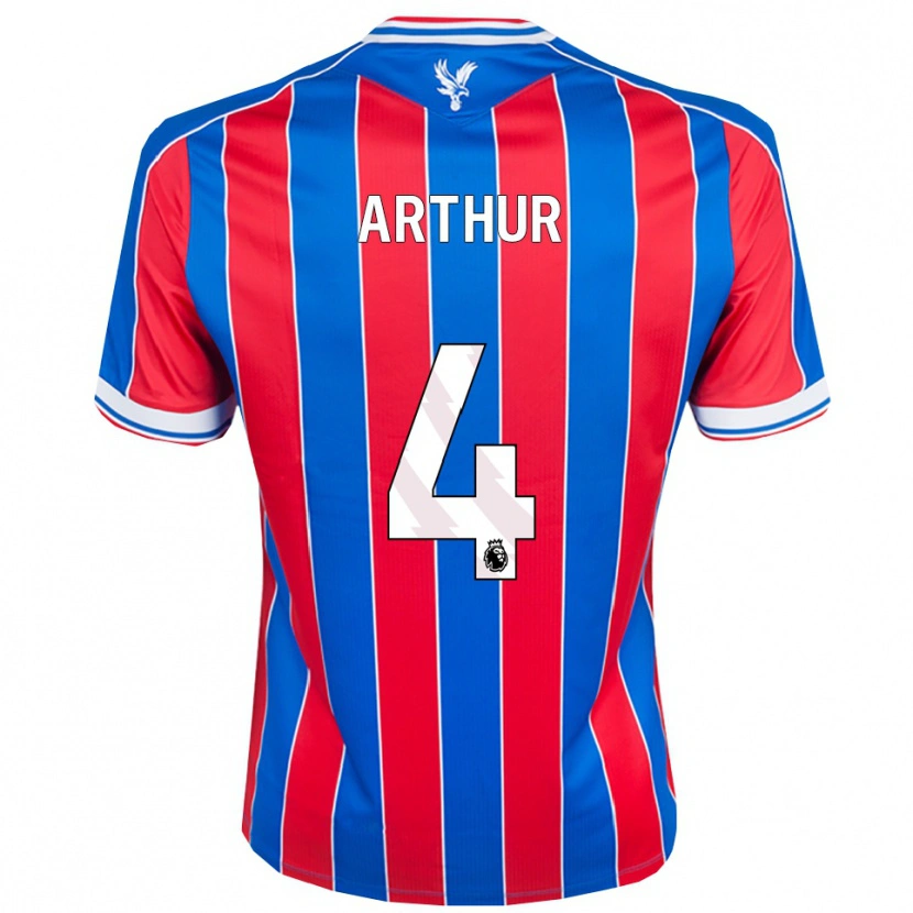 Danxen Hombre Camiseta Chloe Arthur #4 Azul Rojo Blanco 1ª Equipación 2025/26 La Camisa México