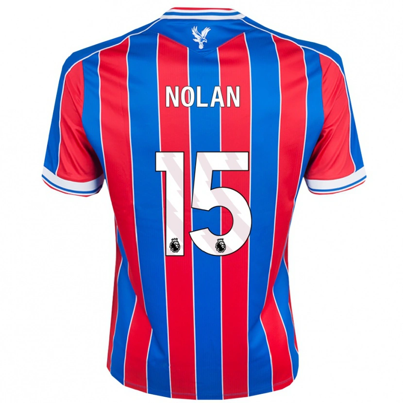 Danxen Hombre Camiseta Hayley Nolan #15 Azul Rojo Blanco 1ª Equipación 2025/26 La Camisa México