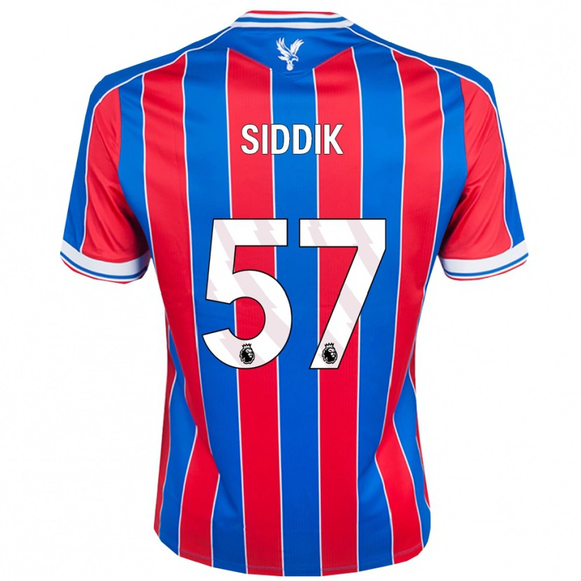 Danxen Hombre Camiseta Cardo Siddik #57 Azul Rojo Blanco 1ª Equipación 2025/26 La Camisa México