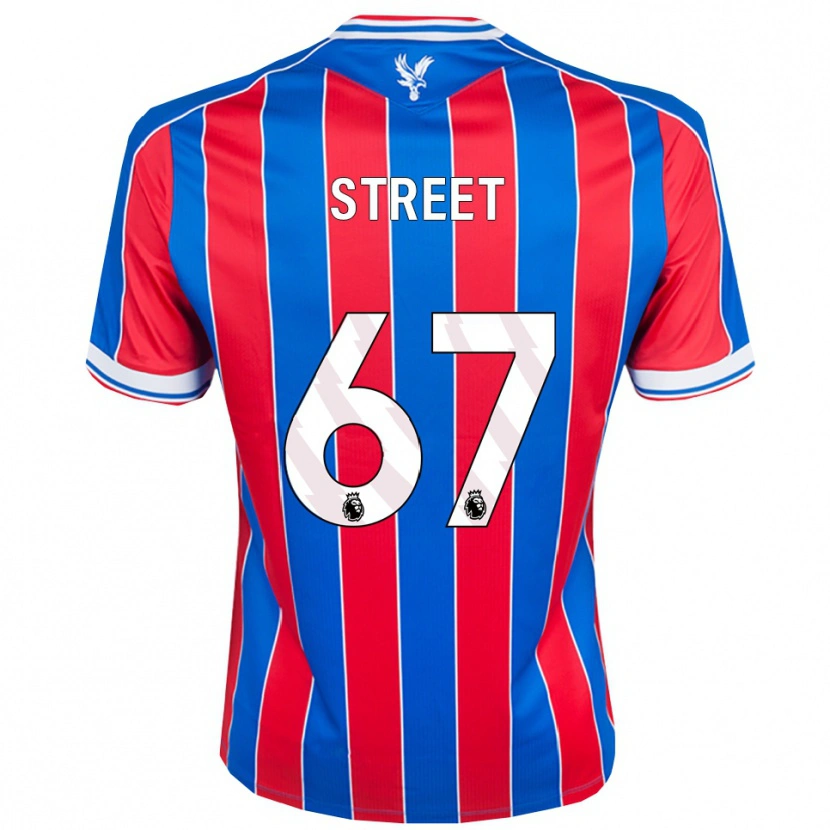 Danxen Hombre Camiseta Rob Street #67 Azul Rojo Blanco 1ª Equipación 2025/26 La Camisa México