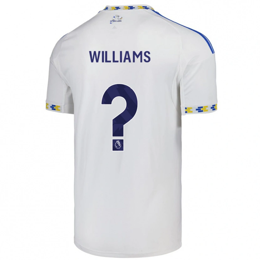 Danxen Hombre Camiseta Paige Williams #0 Blanco Azul 1ª Equipación 2025/26 La Camisa México