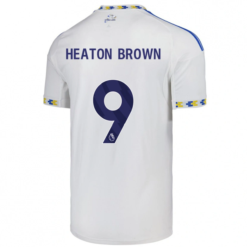 Danxen Hombre Camiseta Heaton Brown #9 Blanco Azul 1ª Equipación 2025/26 La Camisa México
