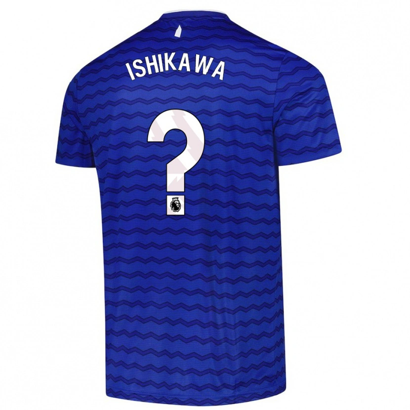Danxen Hombre Camiseta Rion Ishikawa #0 Azul Marino 1ª Equipación 2025/26 La Camisa México