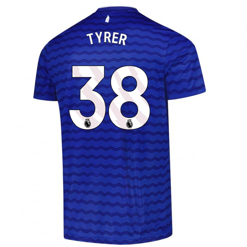Danxen Hombre Camiseta Harry Tyrer #38 Azul Marino 1ª Equipación 2025/26 La Camisa México