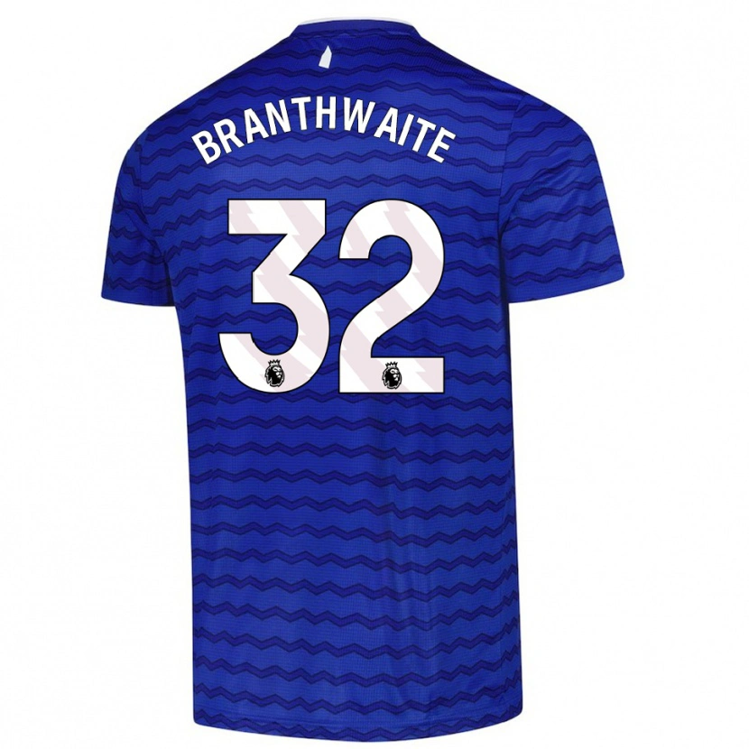 Danxen Hombre Camiseta Jarrad Branthwaite #32 Azul Marino 1ª Equipación 2025/26 La Camisa México