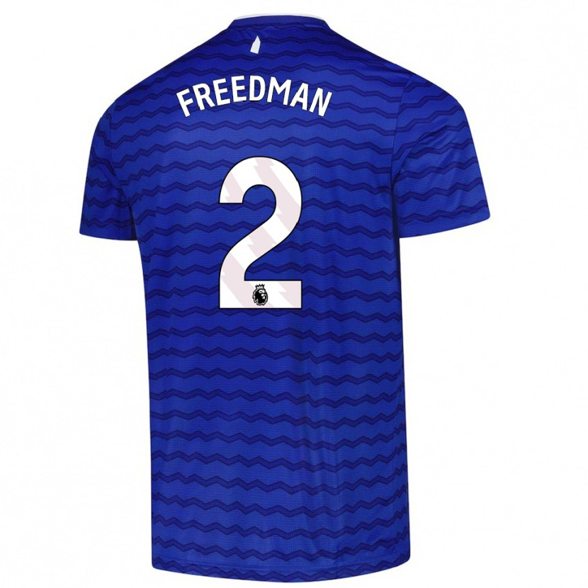 Danxen Hombre Camiseta Freddie Freedman #2 Azul Marino 1ª Equipación 2025/26 La Camisa México