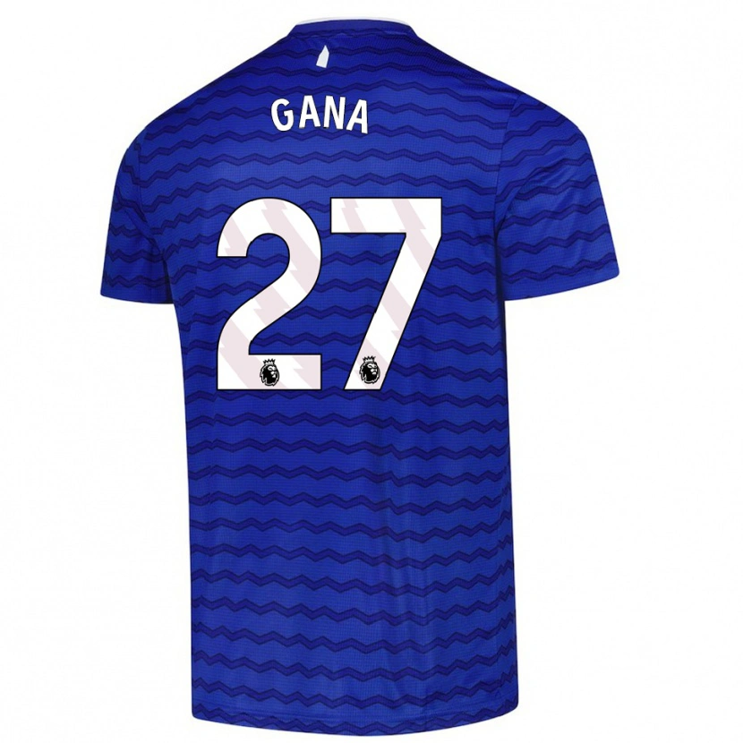 Danxen Hombre Camiseta Idrissa Gueye #27 Azul Marino 1ª Equipación 2025/26 La Camisa México
