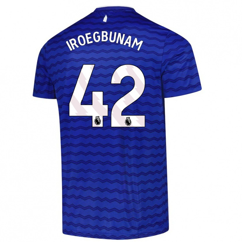 Danxen Hombre Camiseta Tim Iroegbunam #42 Azul Marino 1ª Equipación 2025/26 La Camisa México