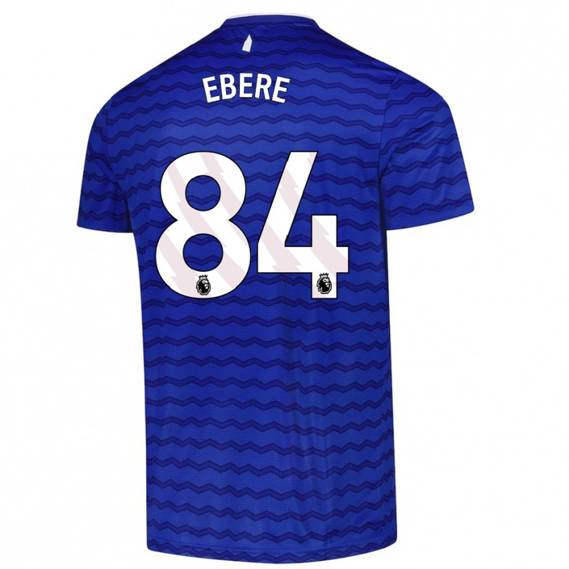 Danxen Hombre Camiseta Coby Ebere #84 Azul Marino 1ª Equipación 2025/26 La Camisa México