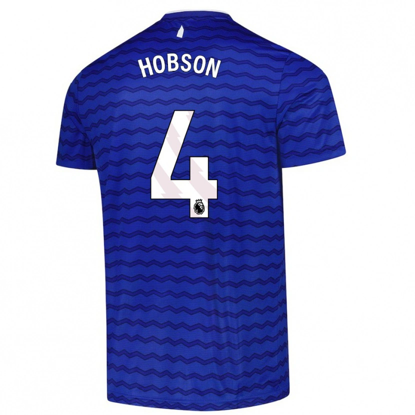 Danxen Hombre Camiseta Issy Hobson #4 Azul Marino 1ª Equipación 2025/26 La Camisa México