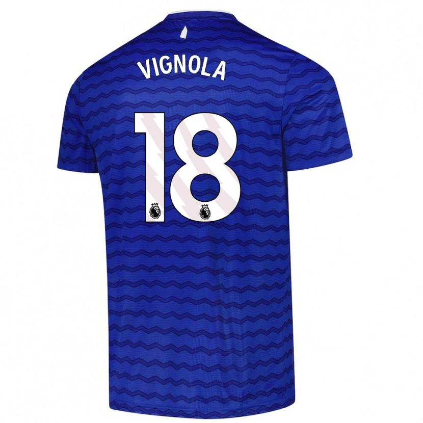 Danxen Hombre Camiseta Ornella Vignola #18 Azul Marino 1ª Equipación 2025/26 La Camisa México