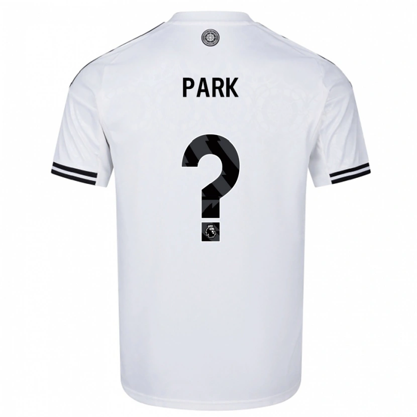 Danxen Hombre Camiseta Damon Park #0 Blanco Negro 1ª Equipación 2025/26 La Camisa México