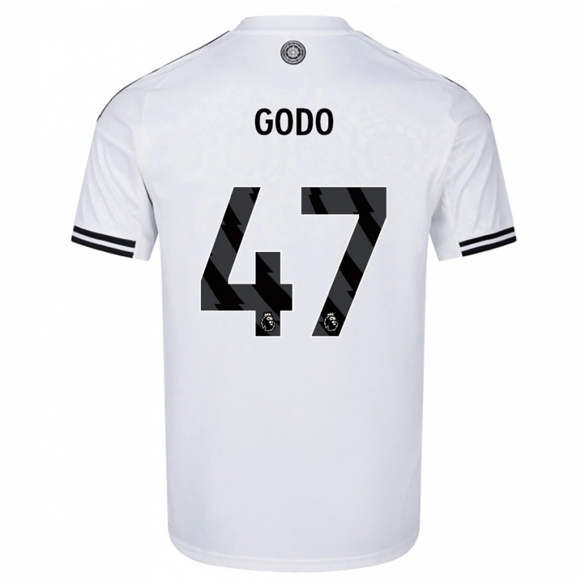 Danxen Hombre Camiseta Martial Godo #47 Blanco Negro 1ª Equipación 2025/26 La Camisa México