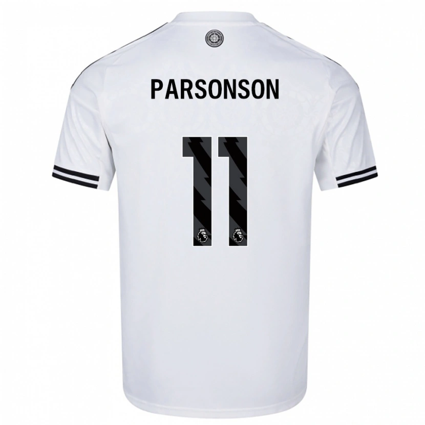 Danxen Hombre Camiseta Madi Parsonson #11 Blanco Negro 1ª Equipación 2025/26 La Camisa México
