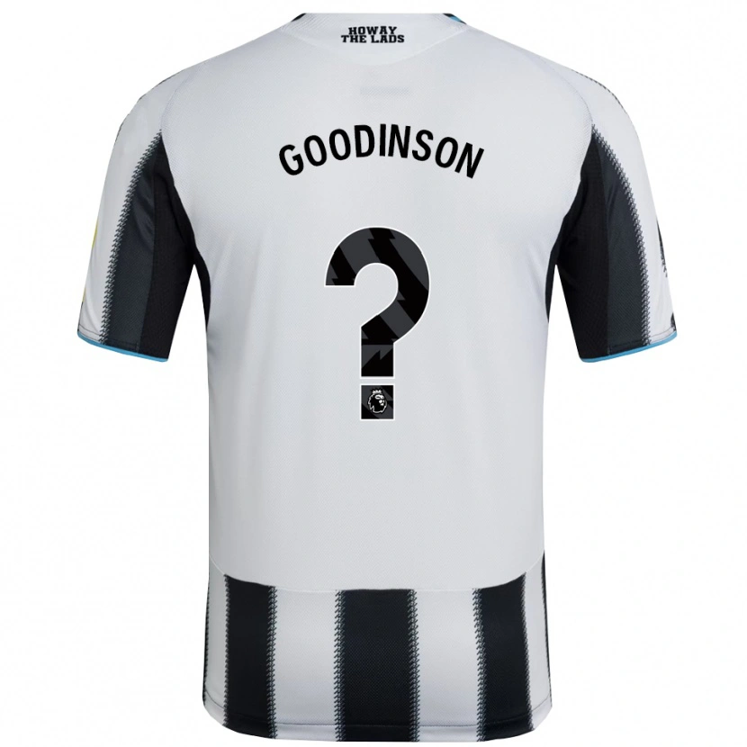 Danxen Hombre Camiseta Archie Goodinson #0 Negro Blanco 1ª Equipación 2025/26 La Camisa México