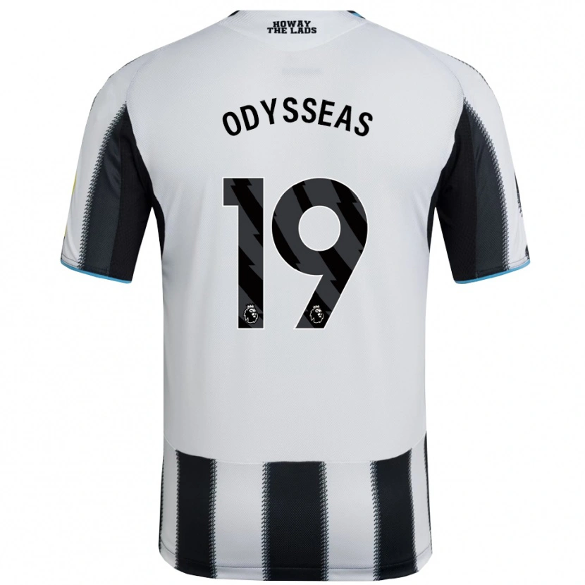 Danxen Hombre Camiseta Odysseas Vlachodimos #19 Negro Blanco 1ª Equipación 2025/26 La Camisa México