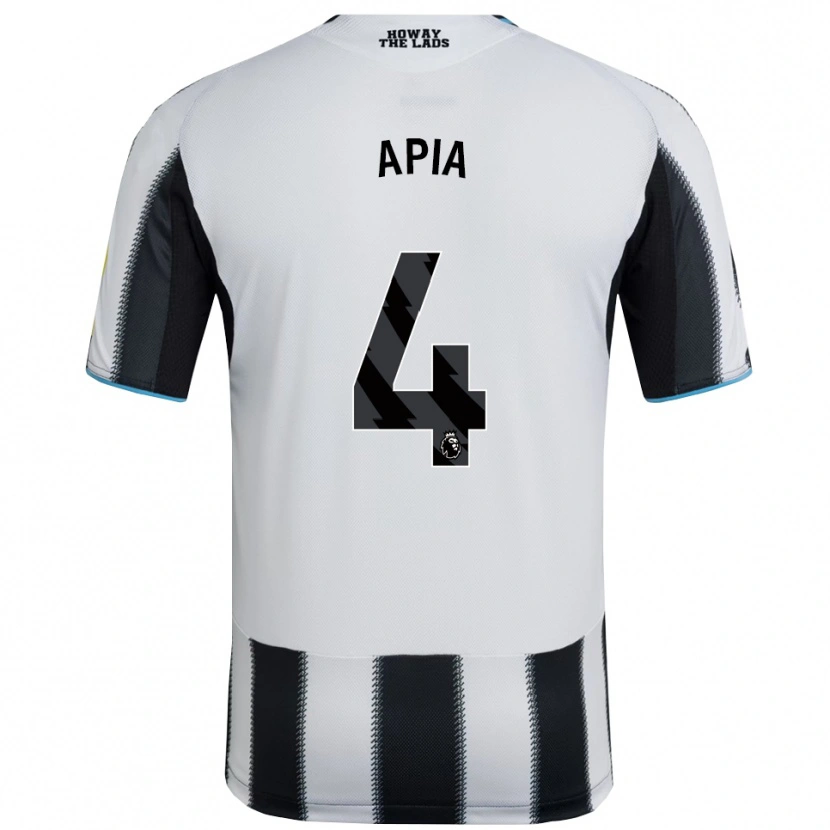 Danxen Hombre Camiseta Aaron Epia #4 Negro Blanco 1ª Equipación 2025/26 La Camisa México