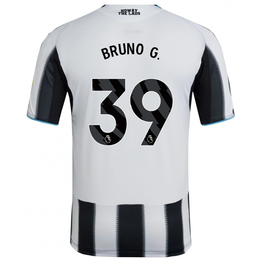 Danxen Hombre Camiseta Bruno Guimarães #39 Negro Blanco 1ª Equipación 2025/26 La Camisa México