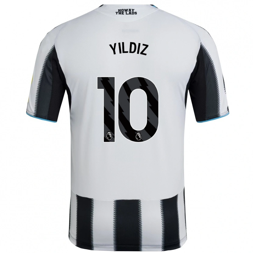 Danxen Hombre Camiseta Baran Yıldız #10 Negro Blanco 1ª Equipación 2025/26 La Camisa México