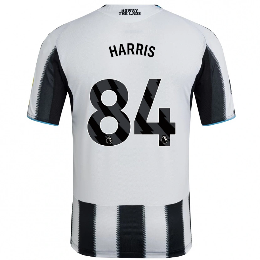 Danxen Hombre Camiseta Aidan Harris #84 Negro Blanco 1ª Equipación 2025/26 La Camisa México