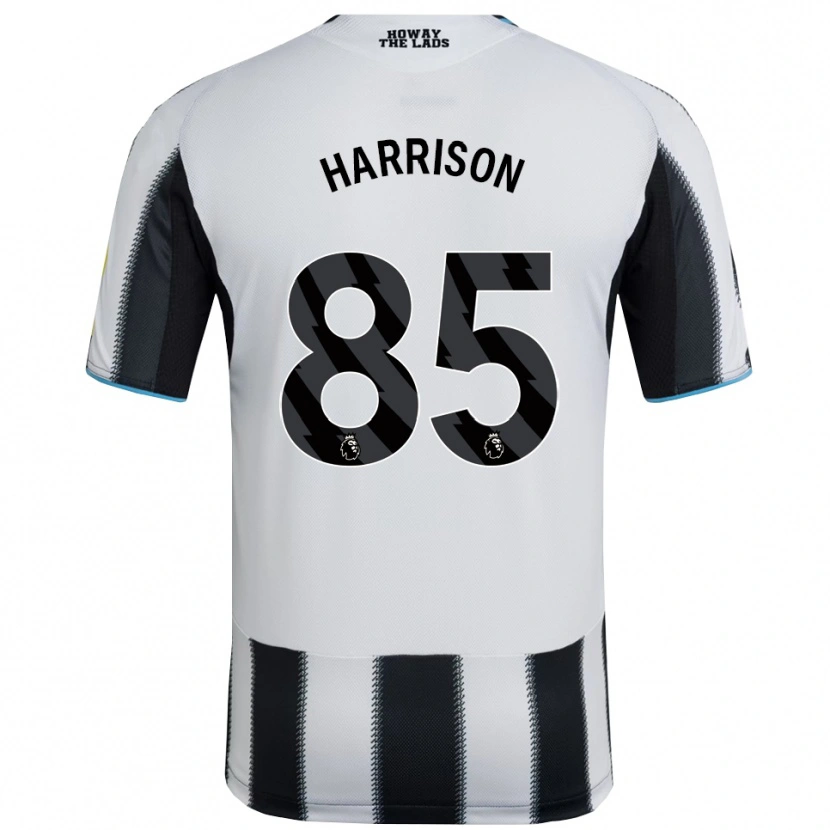 Danxen Hombre Camiseta Adam Harrison #85 Negro Blanco 1ª Equipación 2025/26 La Camisa México