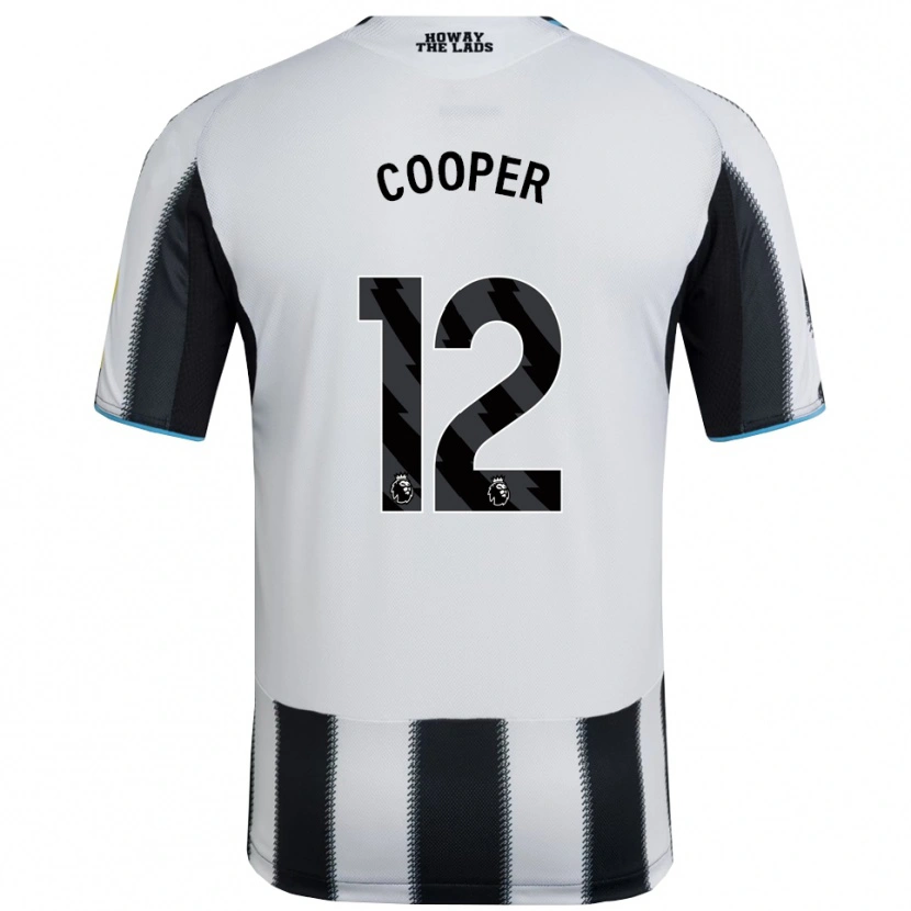 Danxen Hombre Camiseta Deanna Cooper #12 Negro Blanco 1ª Equipación 2025/26 La Camisa México