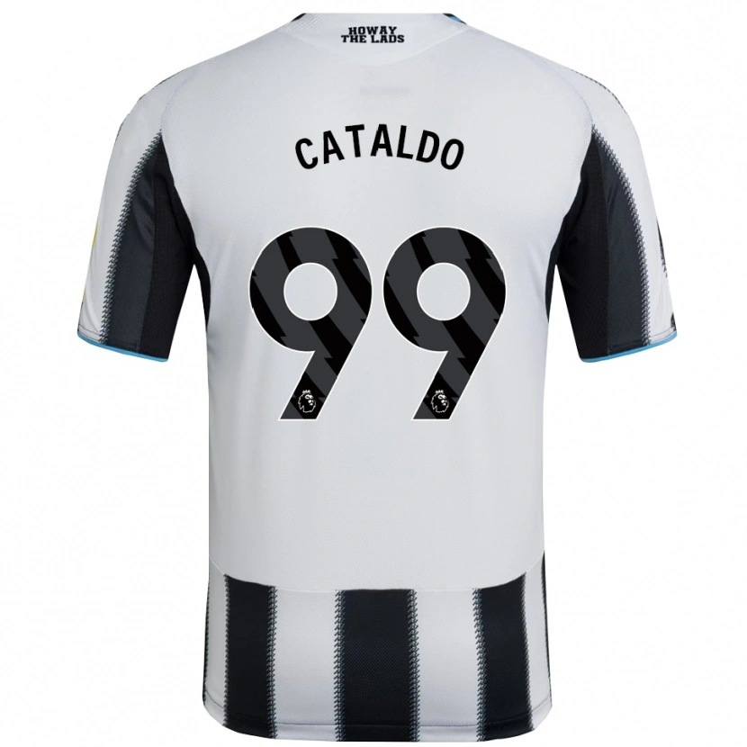 Danxen Hombre Camiseta Lia Cataldo #99 Negro Blanco 1ª Equipación 2025/26 La Camisa México
