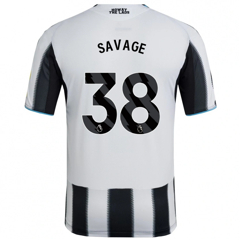 Danxen Hombre Camiseta Remi Savage #38 Negro Blanco 1ª Equipación 2025/26 La Camisa México