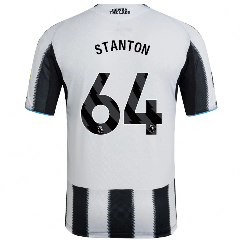 Danxen Hombre Camiseta Ellis Stanton #64 Negro Blanco 1ª Equipación 2025/26 La Camisa México