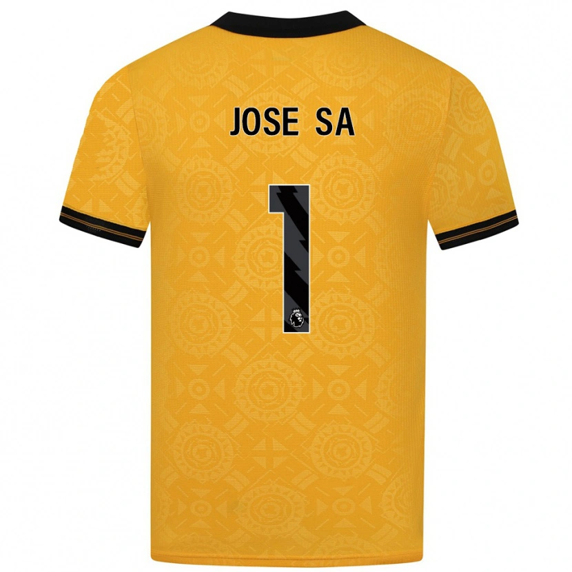 Danxen Hombre Camiseta José Sá #1 Amarillo Negro 1ª Equipación 2025/26 La Camisa México