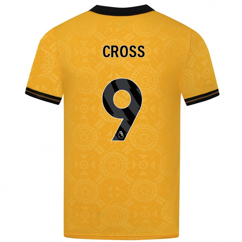 Danxen Hombre Camiseta Jade Cross #9 Amarillo Negro 1ª Equipación 2025/26 La Camisa México